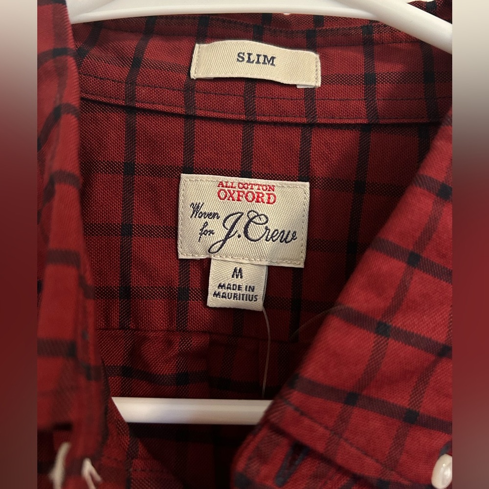 J. Crew Slim Organic Cotton Oxford Shirt